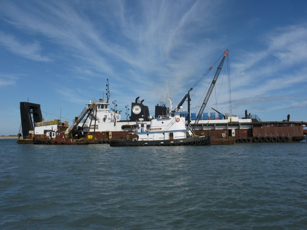 The 24 inch Cutter Head Suction Dredge "CHARLESTON"