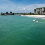 Drone Picture of Turbidity Monitoring Vessel